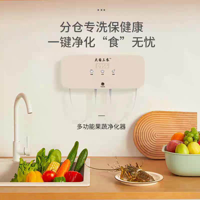 果蔬清洗机水果蔬菜清洗机果蔬食材净化洗菜器消毒去除农残留