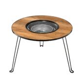 围炉煮茶烤火炉套装 室内家用器具全套桌子炭炉烧烤炉围聚取暖便携