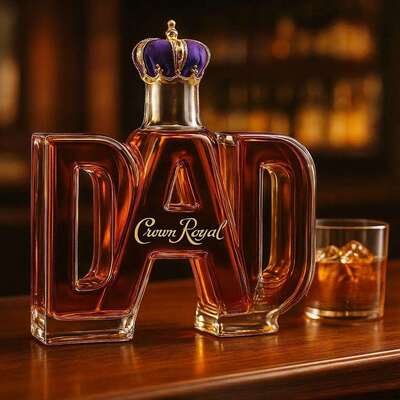 跨境新品 DAD Whiskey BottleDAD 有趣的父亲节创意威士忌酒瓶