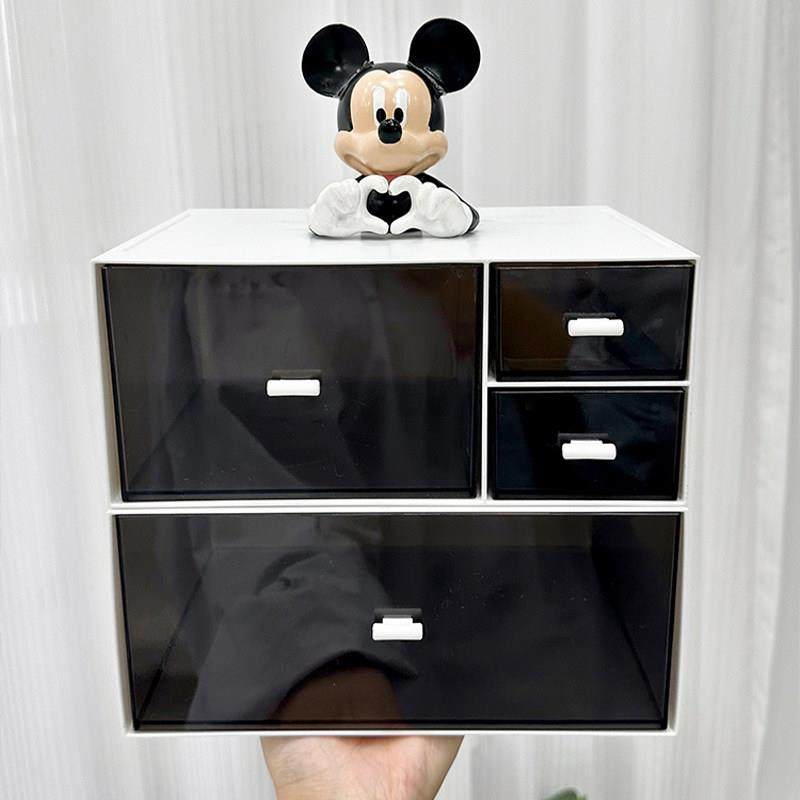 亚克力透明防尘抽屉式桌面收纳盒 带抽屉书桌文具整理盒子 特厚无,收纳整理,桌面收纳盒,淘宝优惠券,粉丝福利购,淘宝优惠卷