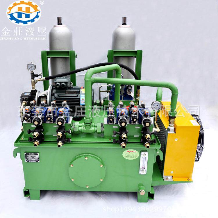 专业设计和订做压铸机配套非标液压系统5.5KW+R1液压泵站厂家定做