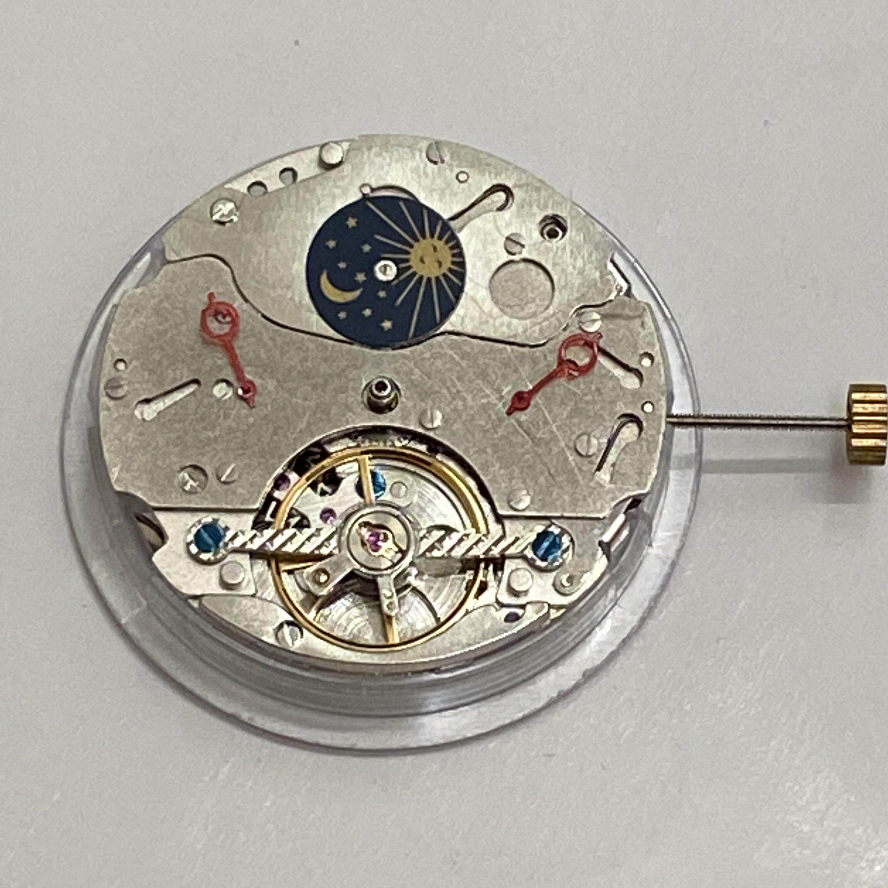 手表配件 国产多功能机械机芯 12点位星辰 六针 6点位裸摆轮机芯