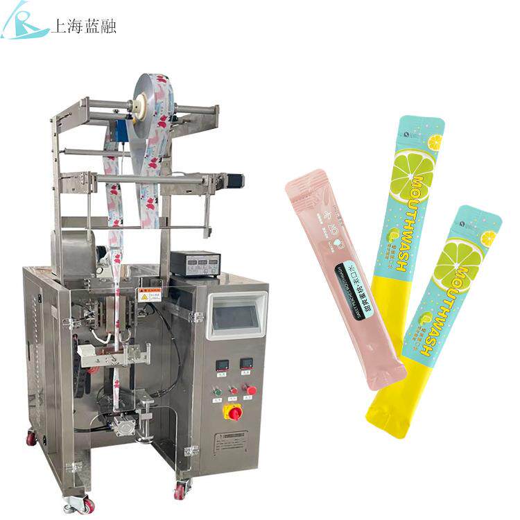 全自动液体包装机便携式袋装漱口水圆角包装机蜂蜜酱料包装机