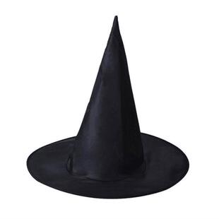 Halloween Black Wizard Witch Hat Womens Girls