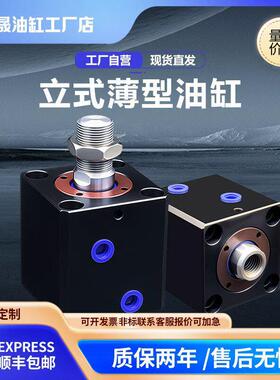 液压油缸立式内外牙薄型油缸CX-SD20/25/32/40/50/63/80模具油缸