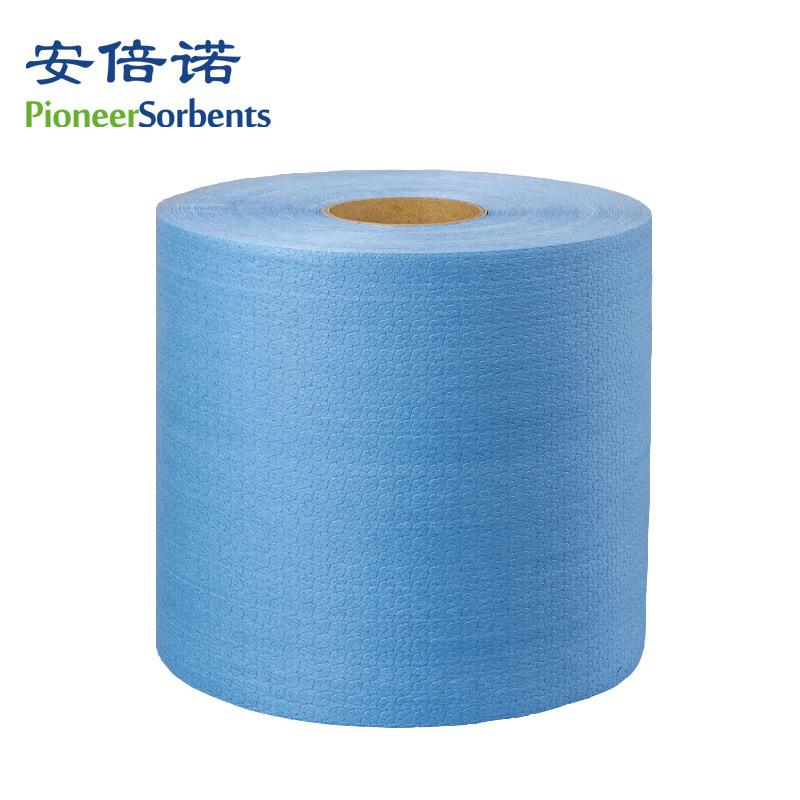 多功能蓝色大卷油污清洁布超柔软擦拭布除污吸油吸水点断擦拭布