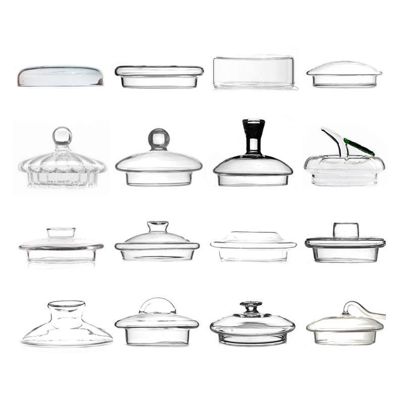 玻璃盖子茶具配件壶盖子美体杯盖子茶漏花茶壶盖耐热玻璃壶盖子1