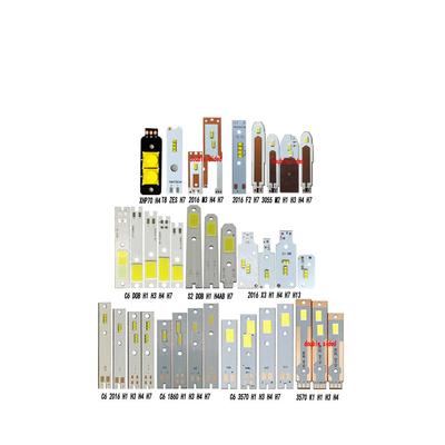 LED汽车大灯C6 H7 H4远近一体2016灯珠1860LED3570双面铜基板白光