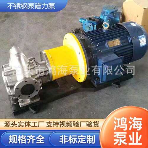 不锈钢泵磁力驱动泵304/316L化工用防爆磁力泵液循环温压泵
