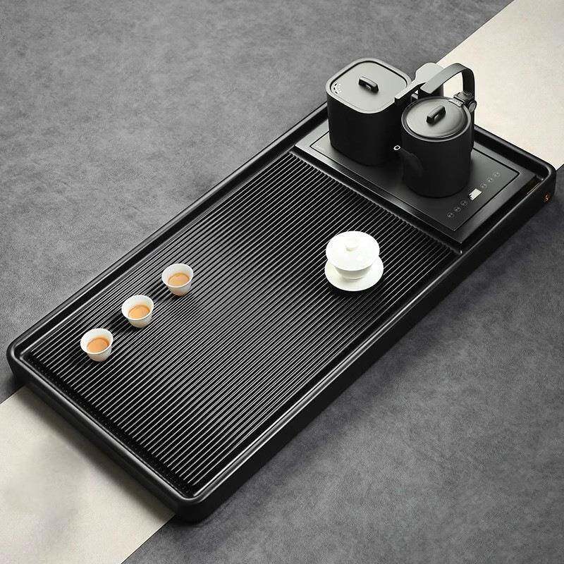 德国电木茶盘茶台茶具套装家用烧水壶全自动一体上水电胶木托盘海