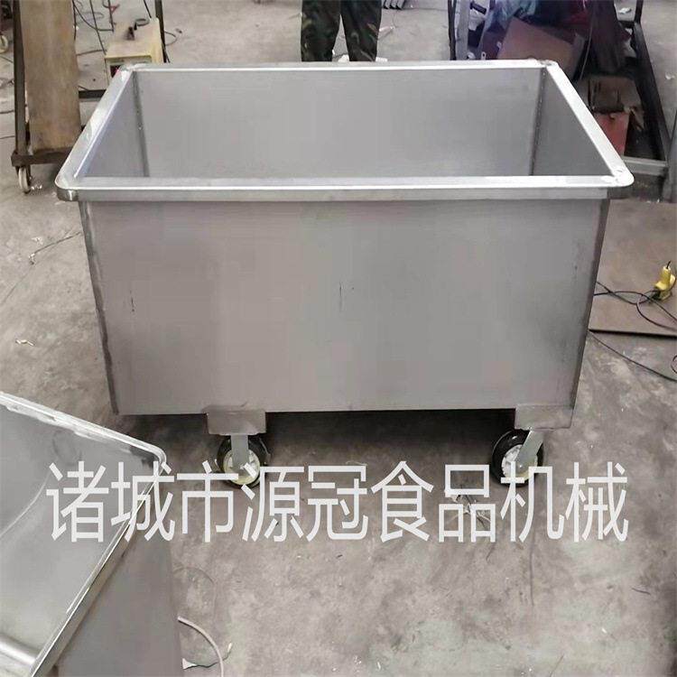 肉食品周转小料车 304不锈钢肉料车 腌制猪肉周转小料车