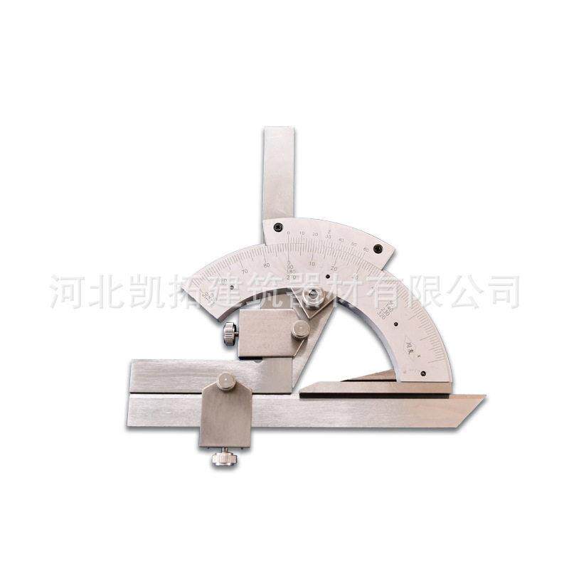 0-320°游标万能角度尺不锈钢内外角测量工具厂家直发