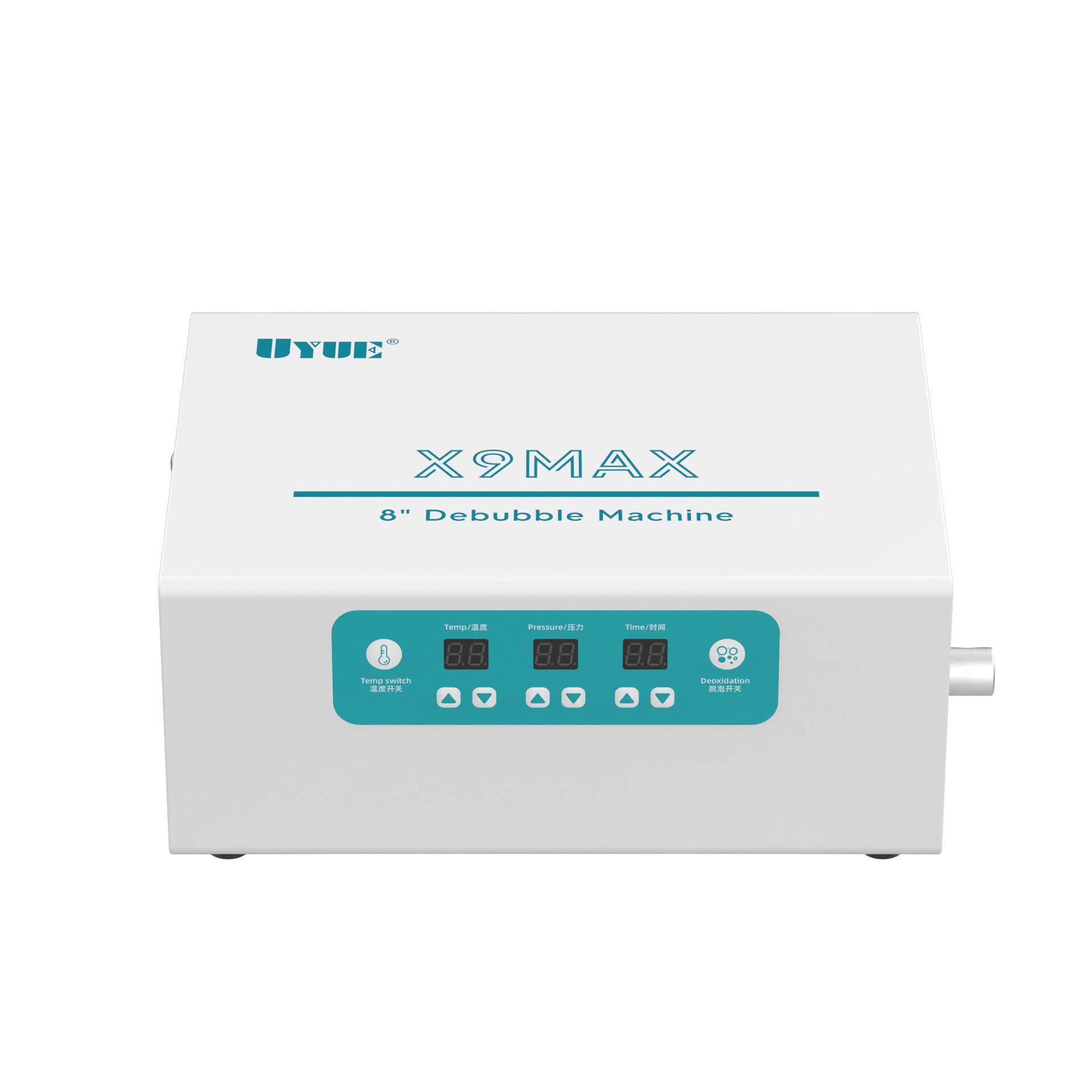 UYUEX9MAX内置泵除泡机8寸手机屏幕消泡机无需外接空压机拆机