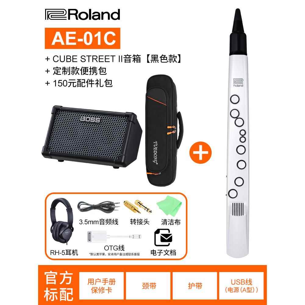 正品罗兰电吹管E01电子黑管乐器AE01C电萨克斯笛子入AE5初A学者0
