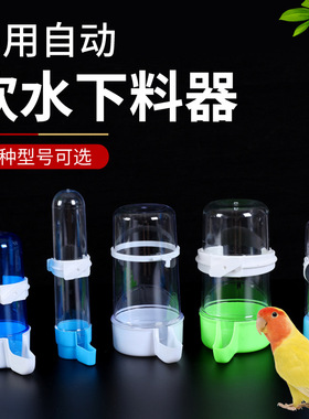 虎皮牡丹玄凤鹦鹉饮水器喂水喝水器鸟用品用具自动喂食器喂鸟食罐