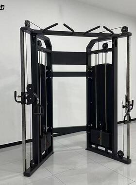 1027商用多功能小飞鸟龙门架双臂拉力机综合力量训练健身器械