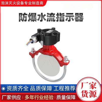 厂家直销防川安防爆水流指示器马鞍水流指示器ZSJZ50-300-M-1.6EX