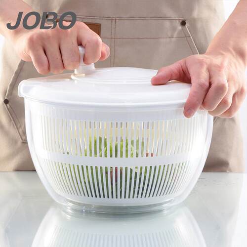 巨博（JOBO）蔬菜脱水器家用沙拉脱水器蔬菜水果甩水甩干器