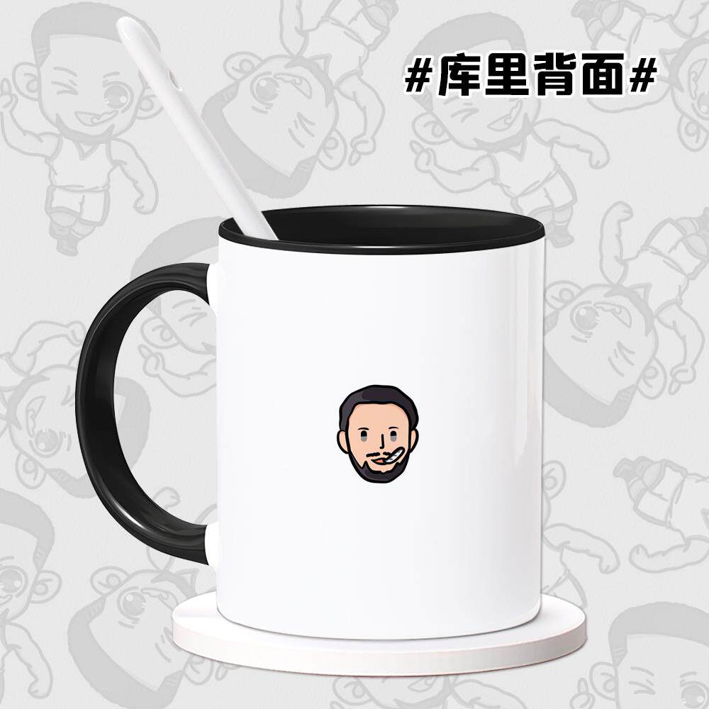 库里水杯勇士队30号同人周边陶瓷马克杯篮球杯子创意周边咖啡杯子