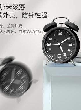 超大声音量充电的闹钟变态强力叫醒起床神器女小学生儿童男孩防摔