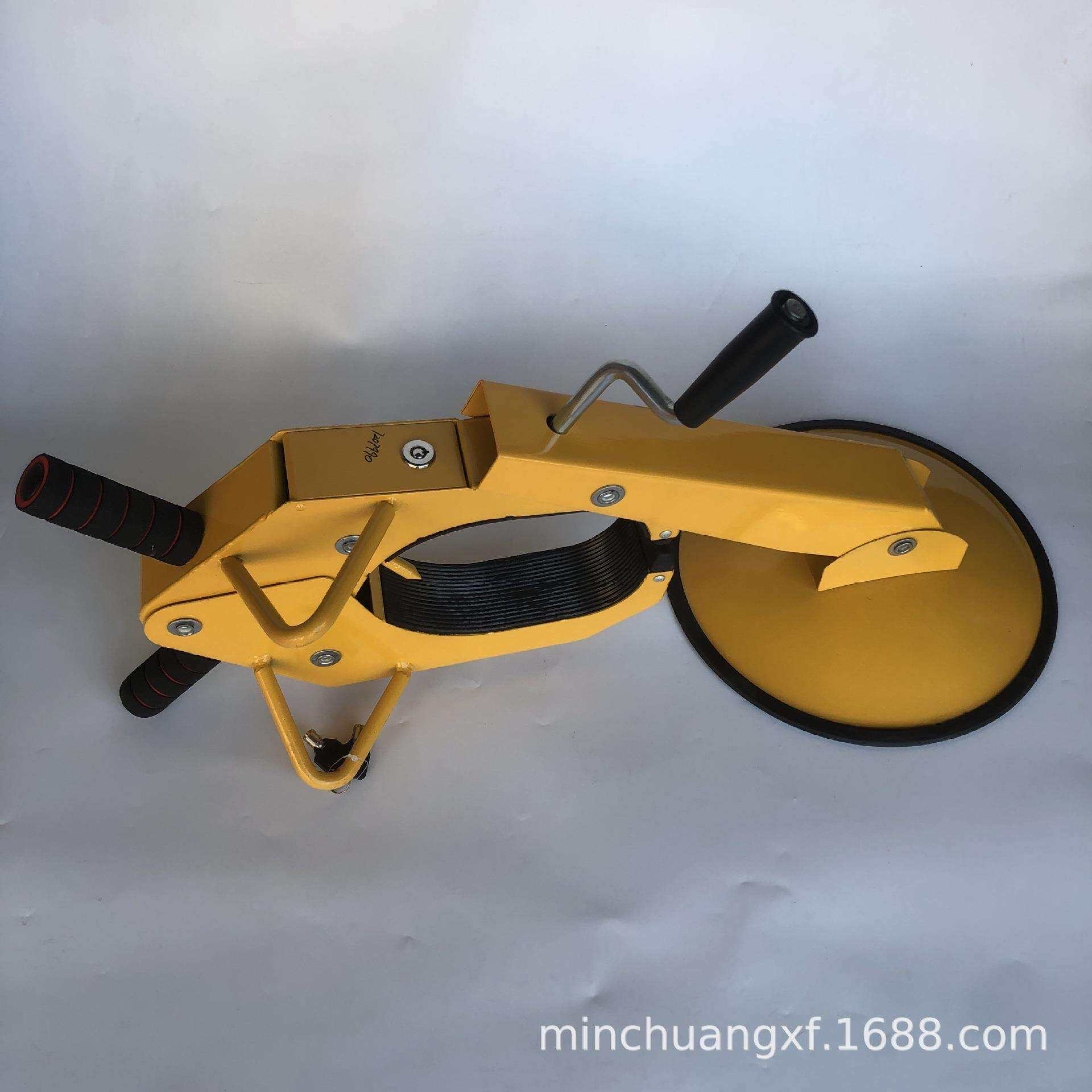 锁车器小车吸盘式车锁防盗轮胎锁小车通用锁加厚型城管专用锁