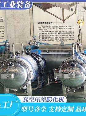 真空压差膨化苹果脆片加工设备压差膨化设备无油果蔬脆加工机器