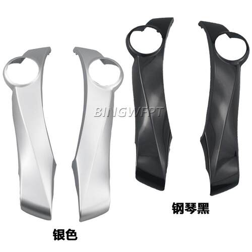 银色/钢琴黑方向盘开关面板适用丰田普锐斯ZW30L2010-2013非按键