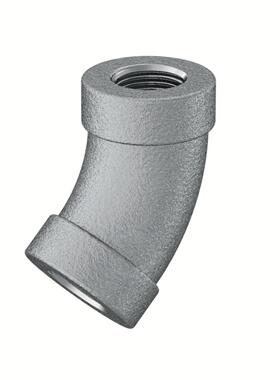 NPT Female 耐高压300不锈钢内丝45°弯头 118P122