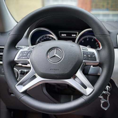 奔驰老款奔驰E260L E300奔驰C GLS GL级手缝方向盘套