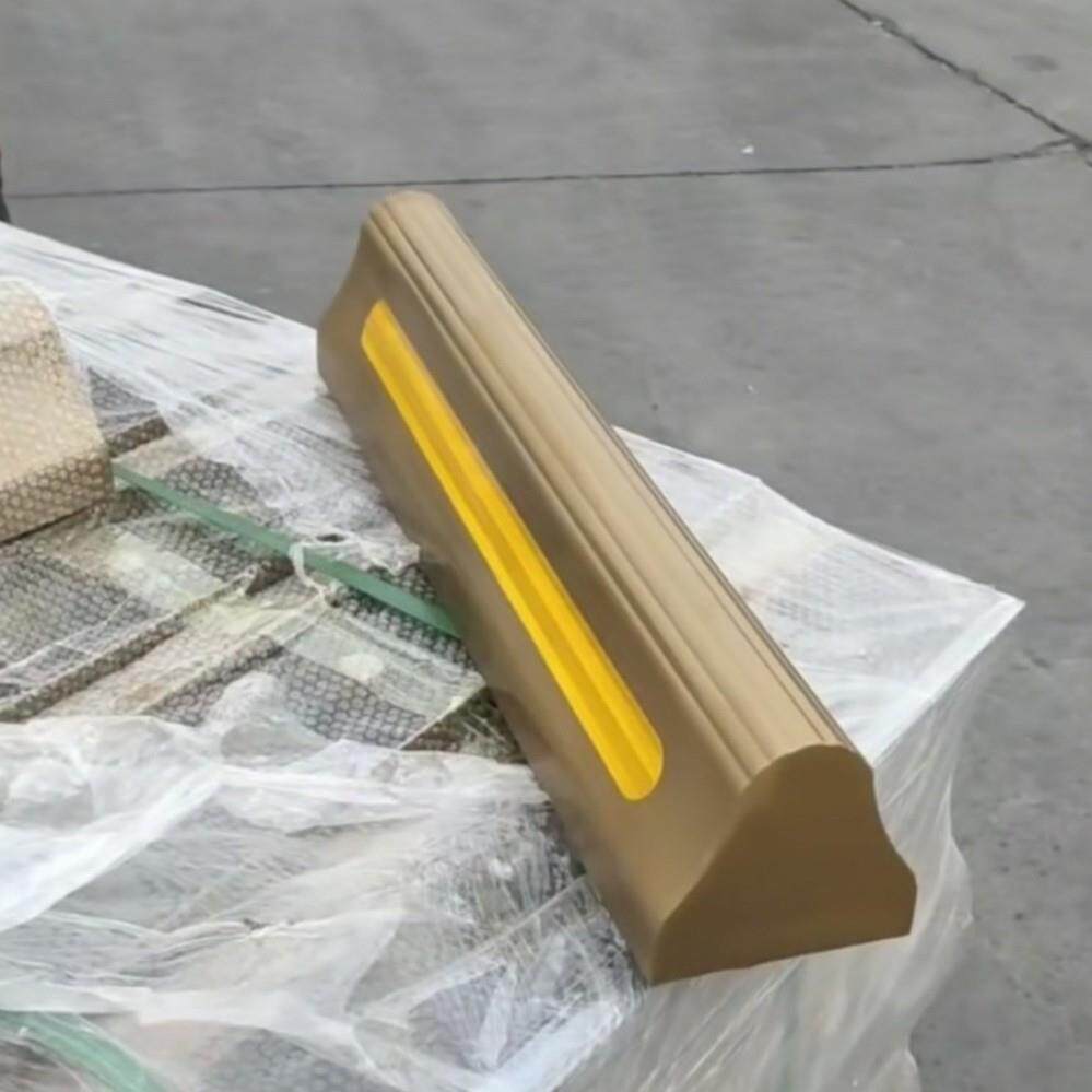 土豪金香槟金车轮定位器停车场车位地挡铝合金限位器阻车器止位器