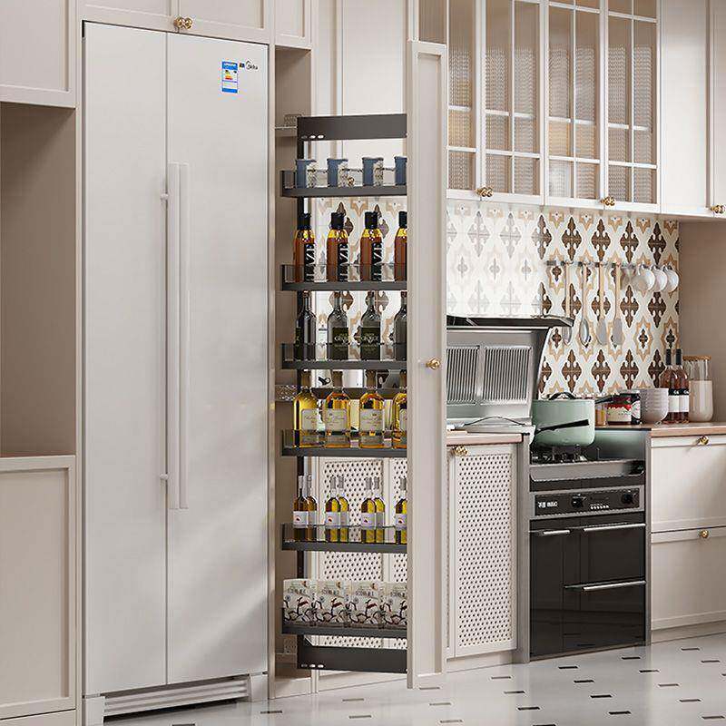 厨房大怪物小橱柜高柜调味料拉篮高深侧拉篮窄柜抽屉式多功能多层