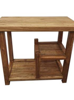 木质腿支RGQ架桌字腿架腿脚桌架家用桌脚实木桌茶台大板餐老榆工