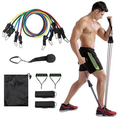11 Piece Set tension rope belt training Yoga resistance belt