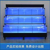 海鲜池商用制冷一体鱼缸海鲜池可移动多层鱼虾海鲜恒温餐饮店鱼池