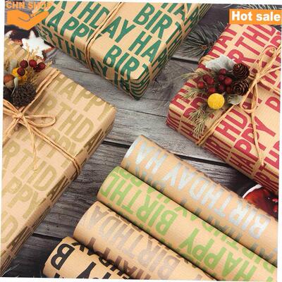 70*100cm Birthday gift wrapping paper Valentine Gift wrapper