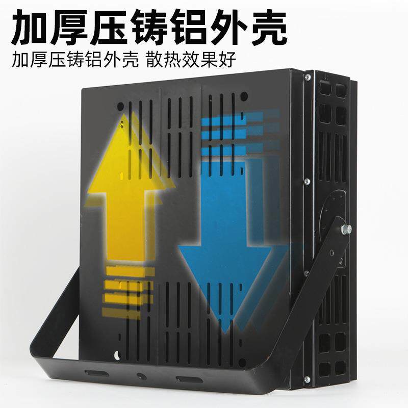 LED塔吊灯方形大功率工地体育馆操场强光防水广告牌照明探照射灯