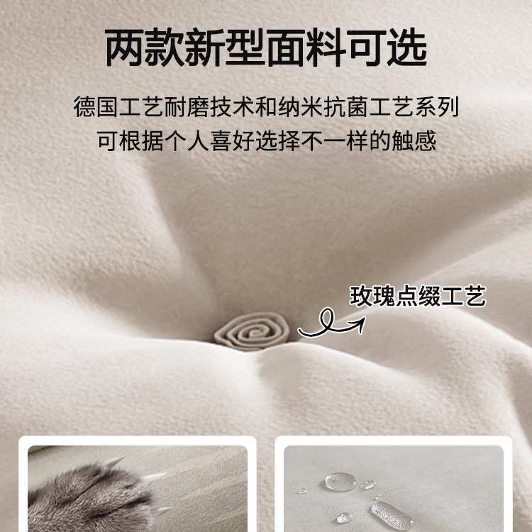 奶油风布艺沙发高级感小户型客厅公寓现代北欧轻奢经济型实用沙发