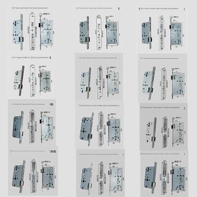 7245、7250、7255、7260室内门锁门锁本体锁核心防火门医院锁房间