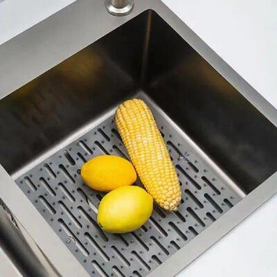 Sink Draining Mat Kitchen Drying Mat Multi-Functional