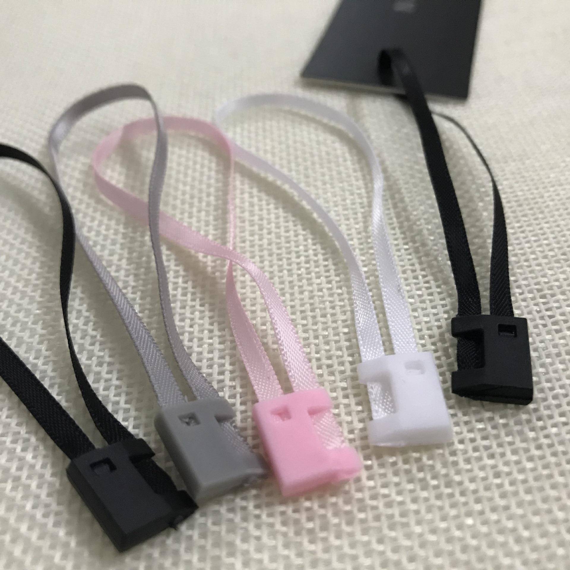 新款丝带吊粒 服装纺织辅料吊牌绳子 吊牌挂绳手穿线厂家直销热销