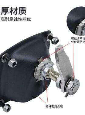 RV露营车T形把手压缩锁 卡车工具箱锁拖车门碗锁仪表箱锁BSS830-1