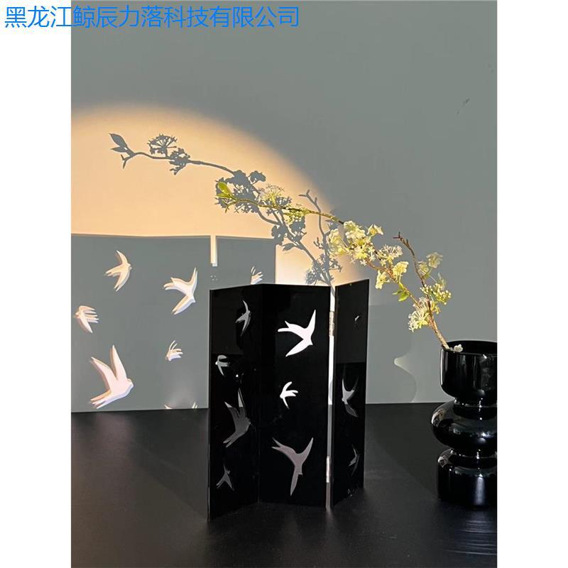 ins亚克力桌面燕子屏风护理屏风