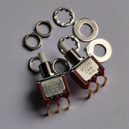 8125SHABE拨动开关C&K全新开关元器件0.4A@20VAC 20 VDC 5个起订