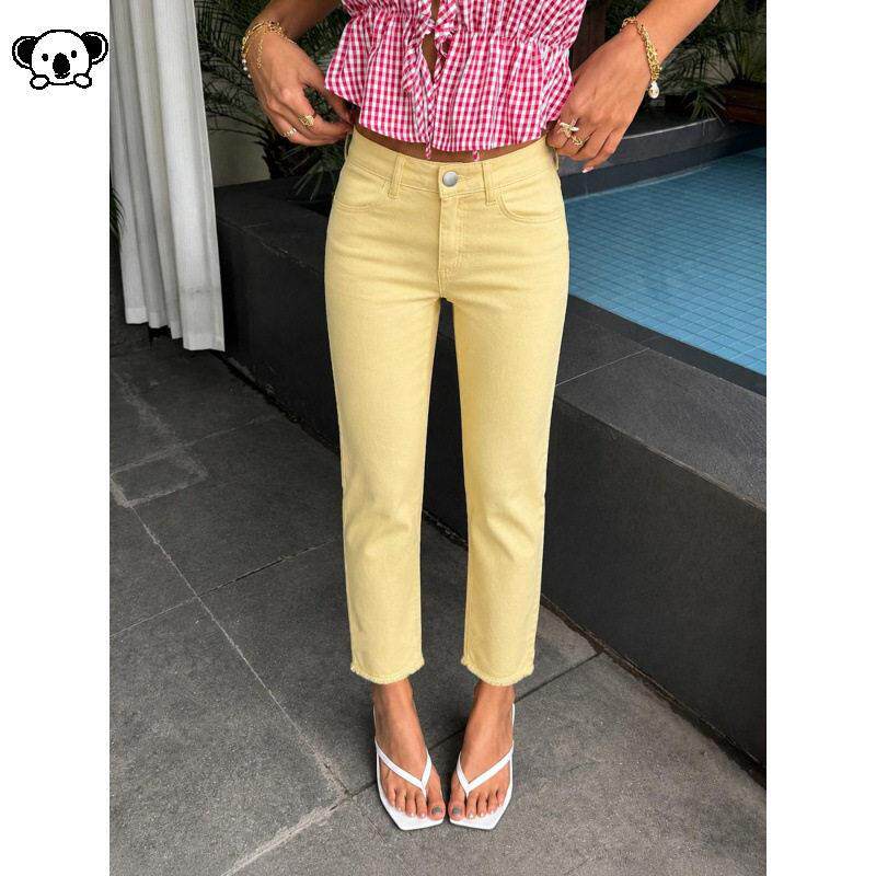 Z 35257 Women Daily Wear Jeans Casual休闲牛仔裤