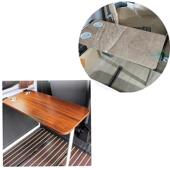 旅行房车不锈钢桌腿可调升降伸缩折叠腿隐形脚伸缩折叠桌腿配件