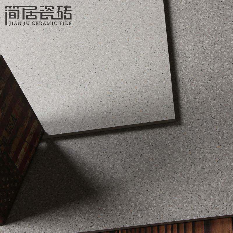灰色小颗粒通体砖水磨石瓷砖 服装店铺卫生间防滑工程地砖600 8