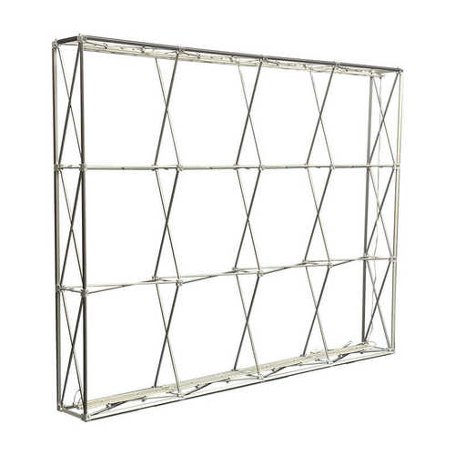 LED卡布拉网展架折叠快幕秀背景墙背景架 会展板双面灯箱展位供应