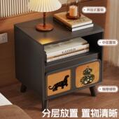 简床头柜家用现卧室简约极窄小型床头22879113置物架出租房边几易