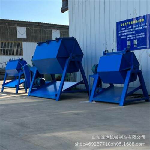 切割铁钉铆钉去毛刺机60度旋转式六角滚筒抛光机