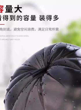 抽绳垃圾袋家用厚手提式卫加袋实惠装中生号RTE厨房免撕型塑大料